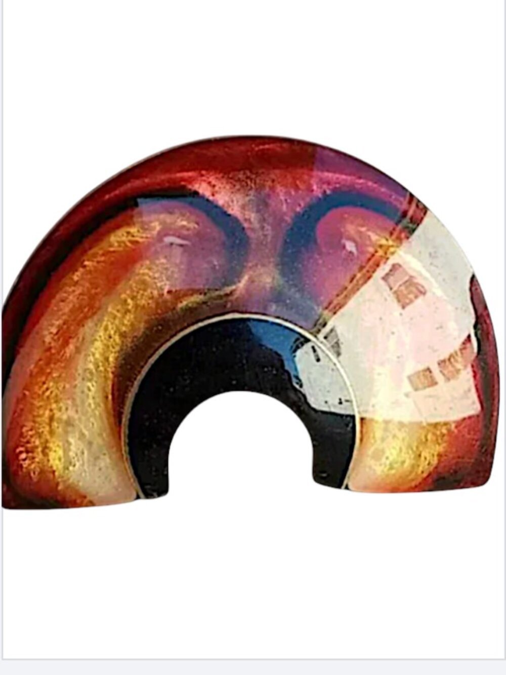 Fiery Rainbow Pin Brooch Vintage Museum Shop